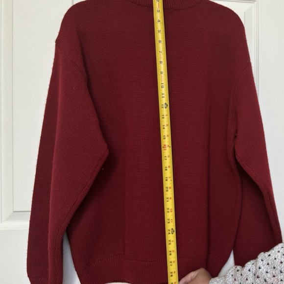 Patagonia 100% Lambswool Men's Sweater  1/4 Zip - Picture 5 of 7